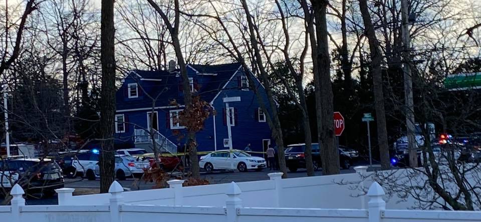 The scene of a murder in Brick Township, Dec. 16, 2021. (Credit: Brick Community/ Facebook)