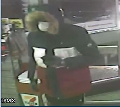 Surveillance video captured the robbery of a Brick 7-Eleven Feb. 17, 2021. (Photo: Brick Twp. Police)