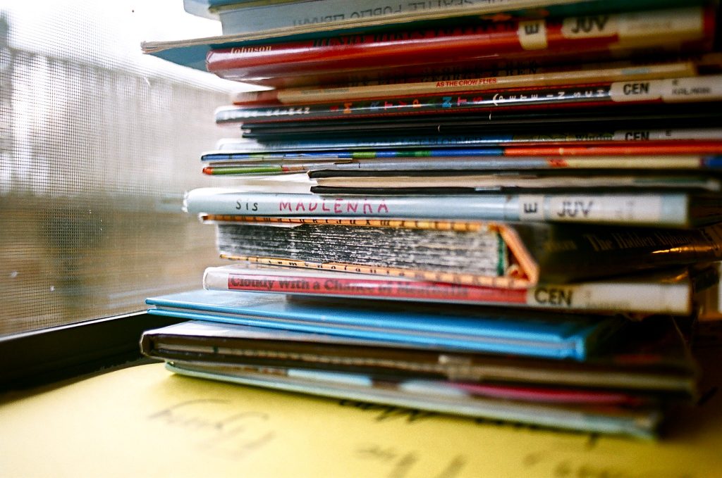 A stack of children's books. (Photo:  a.pasquier/ Flickr)