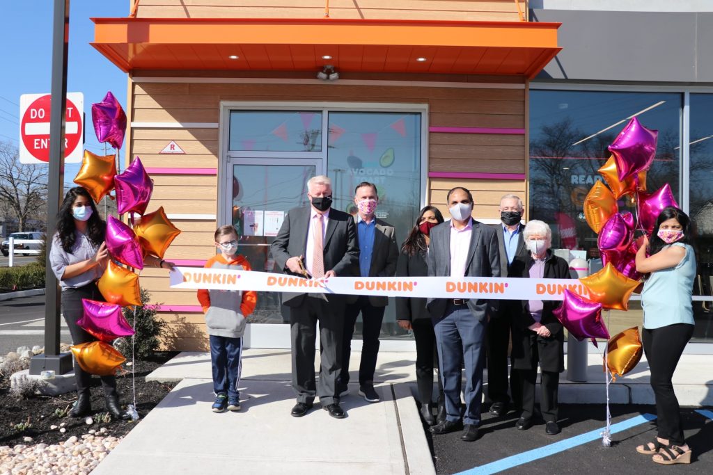 A new Dunkin' Donuts store opens in Brick, March 21, 2021. (Photo: Township of Brick)