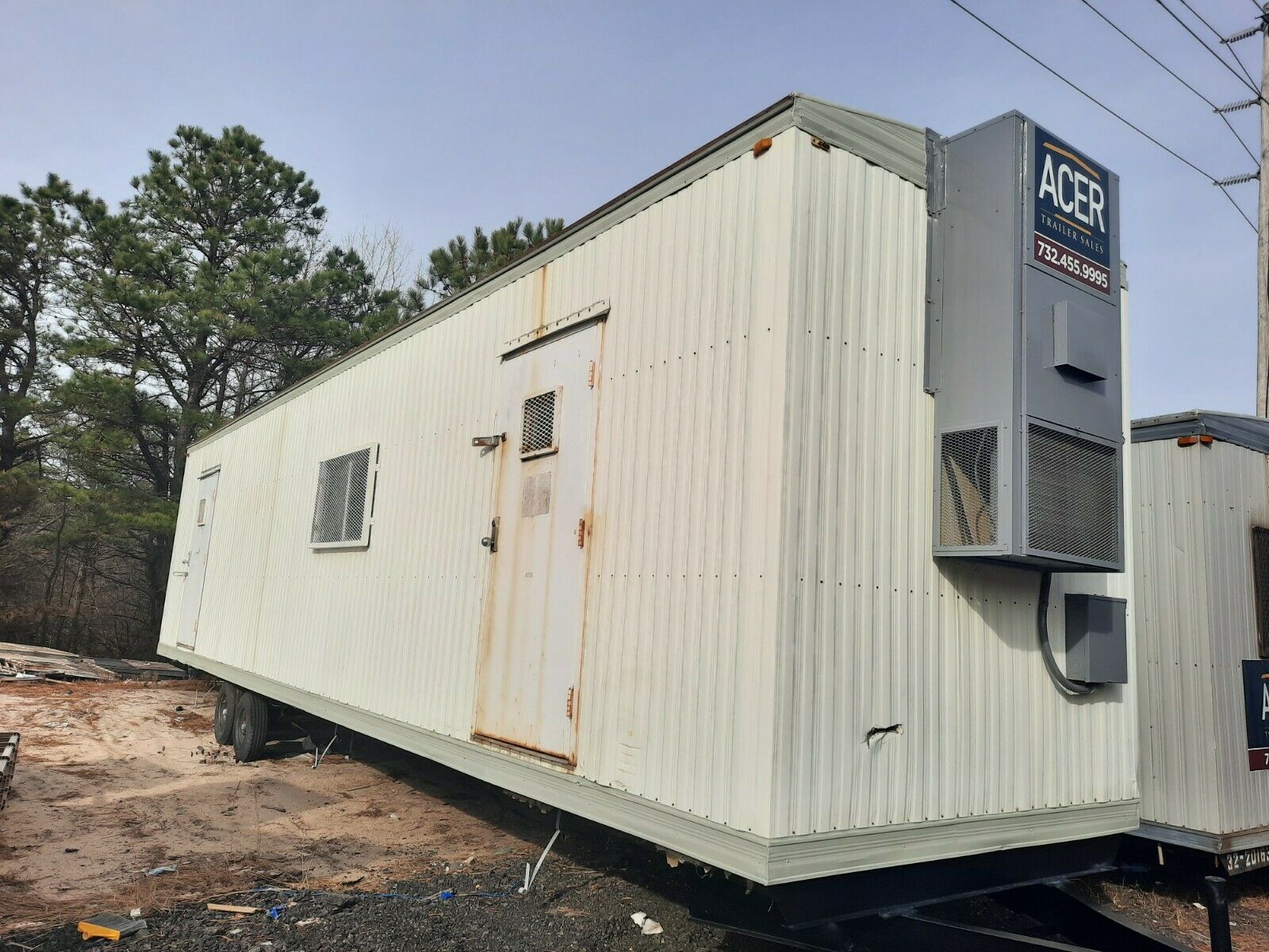 An 8-by-40 foot storage/job site trailer. (Photo: eBay)