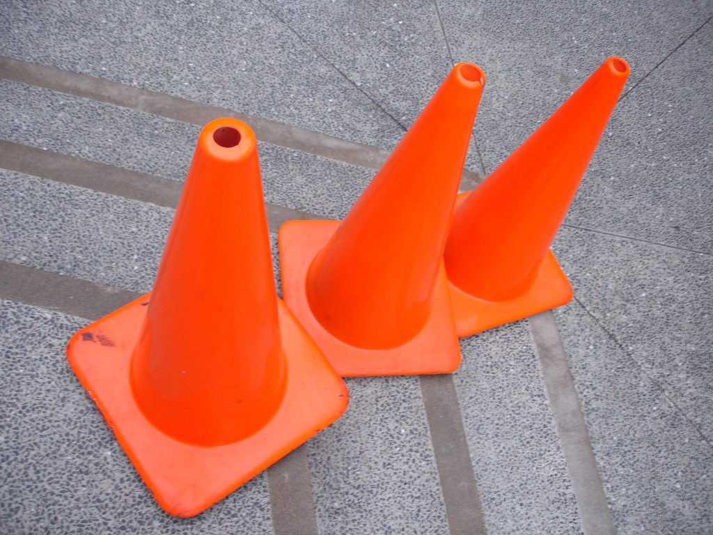 Traffic cones. (Credit:  Matthew Robinson/ Flickr)