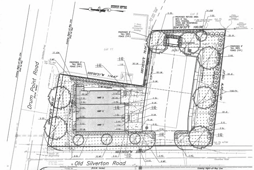 The mixed-use property approved for 427 Old Silverton Road, Brick, N.J. (Credit: Planning Documents)