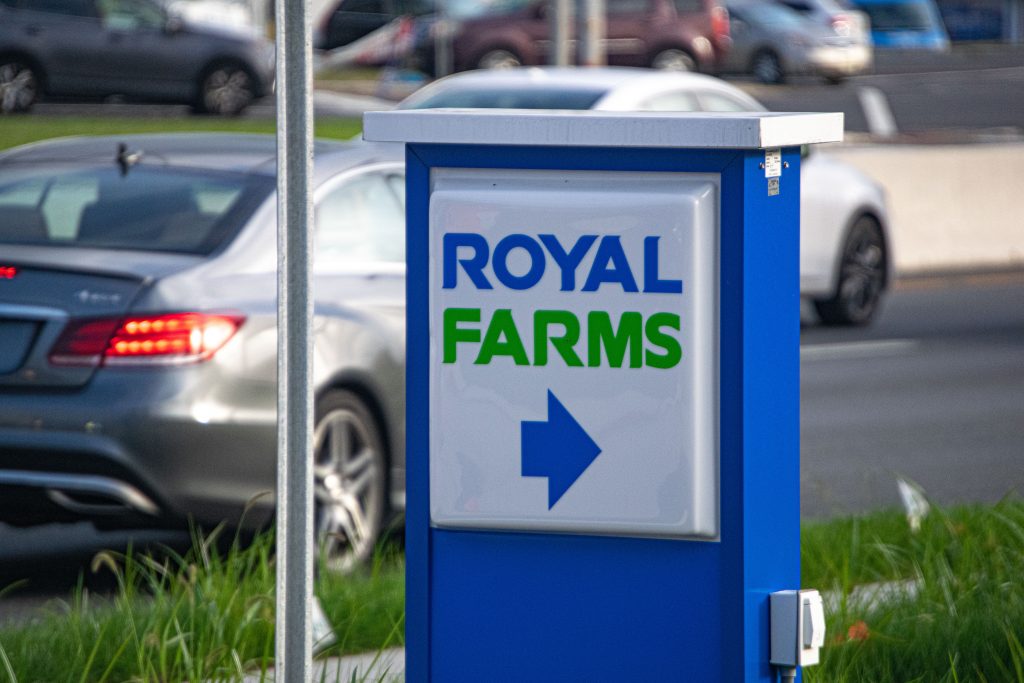 The Royal Farms store in The Brick, New Jersey, ahead of its opening in September 2021 (Photo: Daniel Nee)