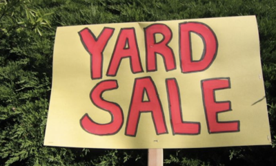 Yard sale sign. (Photo: Creative Commons)