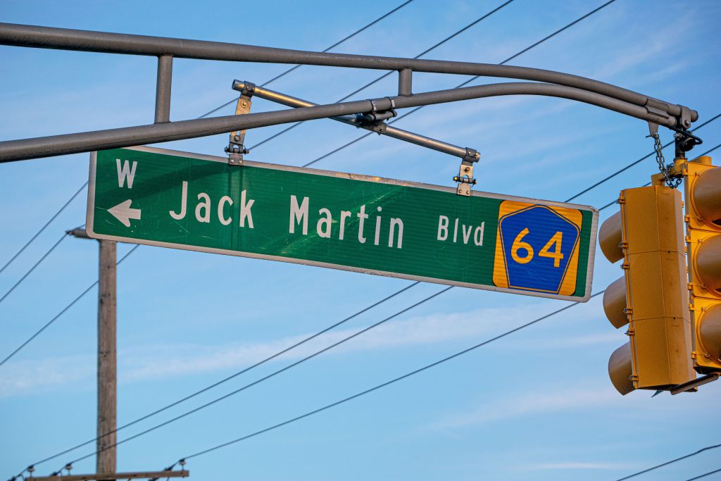 Jack Martin Boulevard, Brick, N.J. (Photo: Daniel Nee)