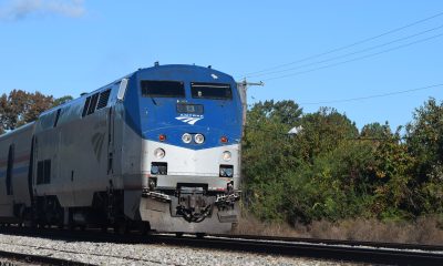 An Amtrak passenger train. (Credit: Tony Alter/ Flickr)