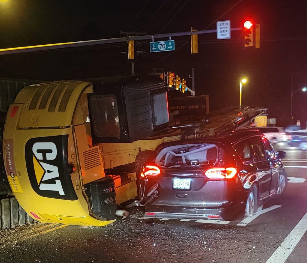 An accident in Toms River, N.J. (Credit: Ray Perez)