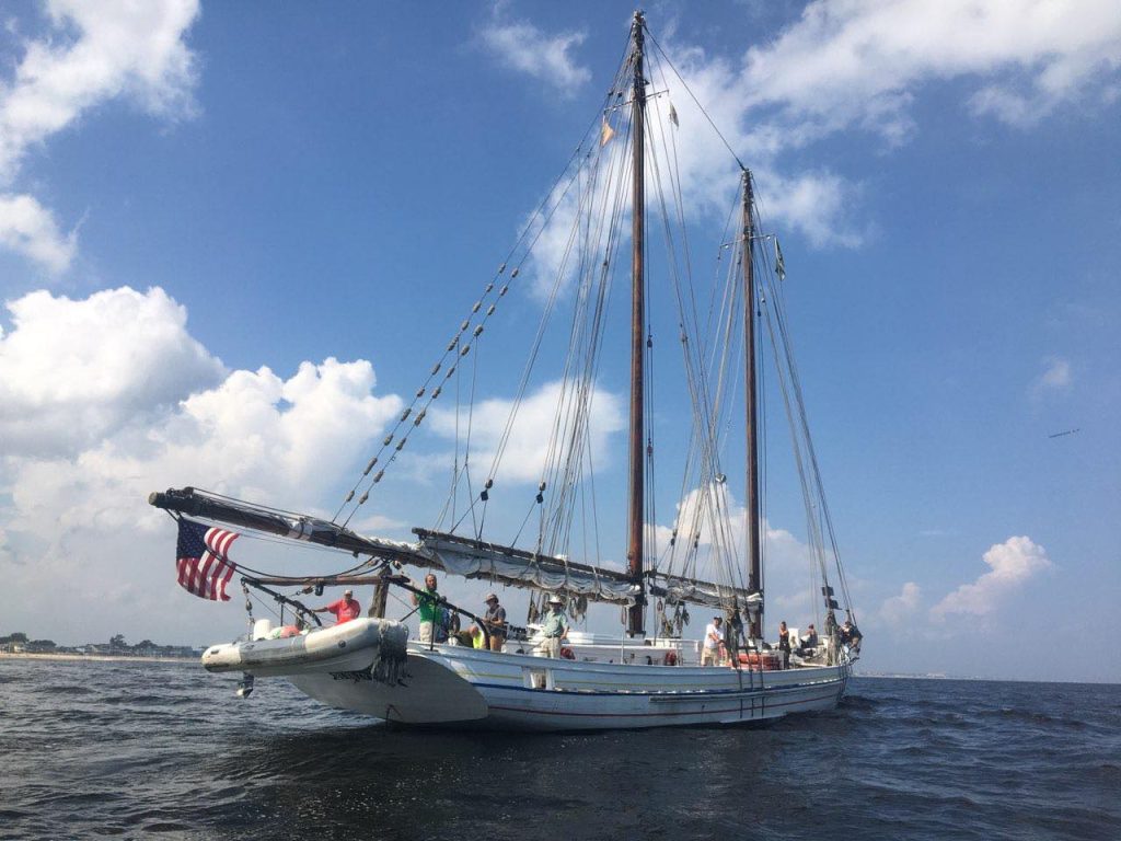 The AJ Meerwald, the New Jersey Tall Ship, which may be moored at Point Pleasant Beach for the summer in the future.  (Credit: AJ Meerwald/Facebook)