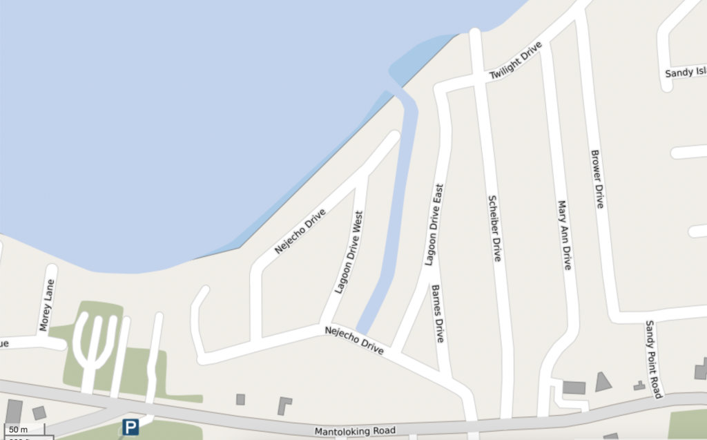 Lagoon Drive East and West, Brick, N.J. (Credit: Google Maps)
