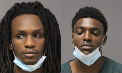 Jermaine Mayer and Marquis Pettise, burglary suspects. (Credit: Ocean County Jail)