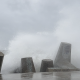 Waves crash against the jetty at Manasquan Inlet, May 7, 2022. (Photo: Daniel Nee)
