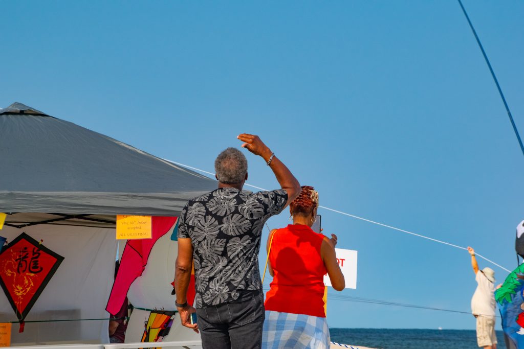 Brick Township's 2022 'Kite Fest' soars over Brick Beach III, Sept. 17, 2022. (Photo: Daniel Nee)