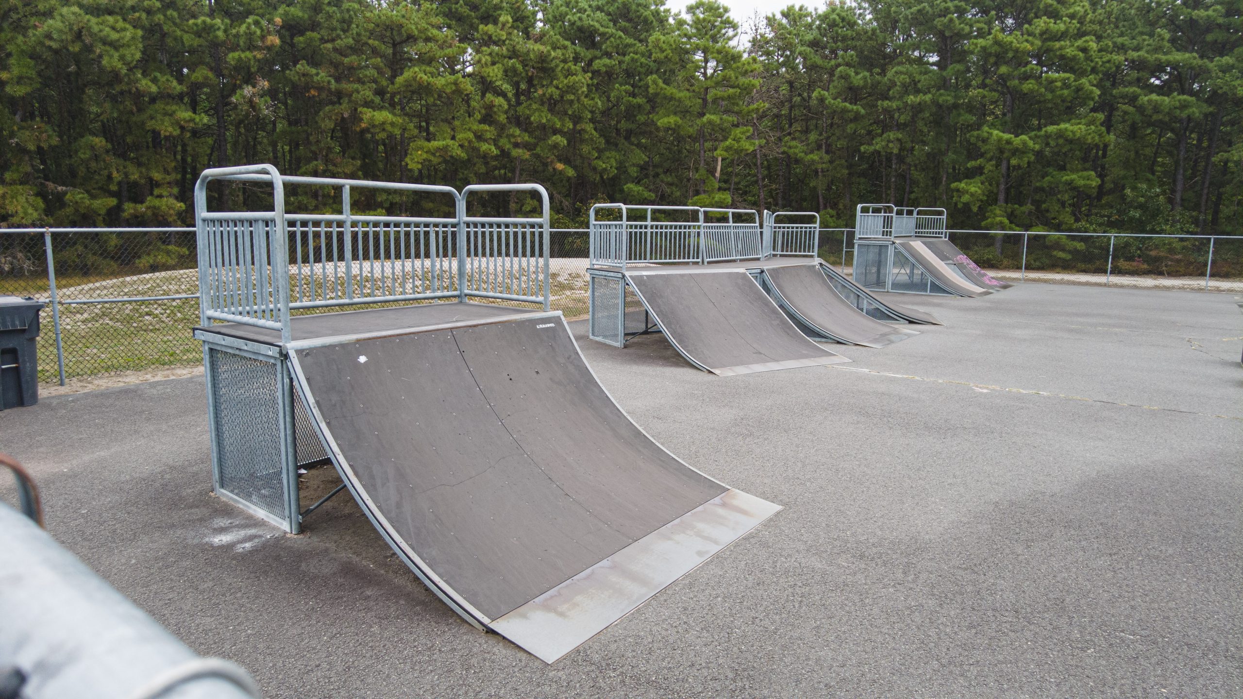 The skate park at the Drum Point Sports Complex, Brick, N.J., Sept. 2022. (Photo: Daniel Nee)