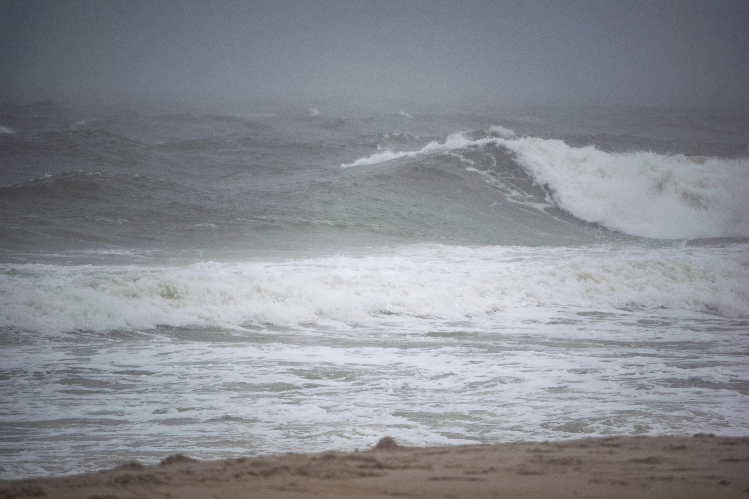 Heavy surf generated by the remnants of Hurricane Ian, Oct. 1, 2022. (Photo: Daniel Nee)