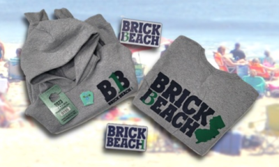 Brick Beach badges and swag. (Credit: Township of Brick)