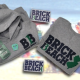 Brick Beach badges and swag. (Credit: Township of Brick)