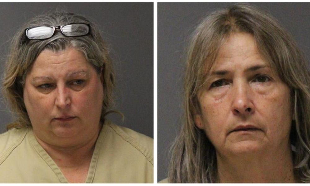 Animal cruelty suspects Aimee Lonczak, 49, and Michele Nycz, 58, both of Brick. (Photo: Ocean County Jail)