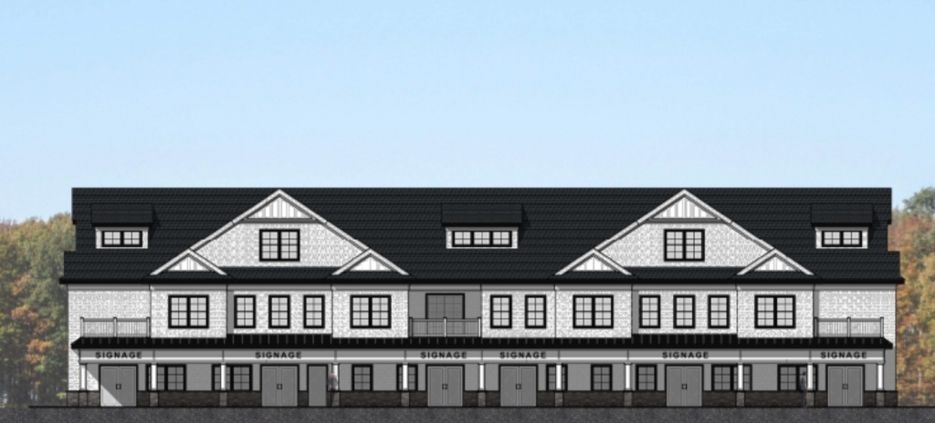Initial renderings of a 'flagship' development proposed on Drum Point Road, Brick, N.J. (Planning Documents)