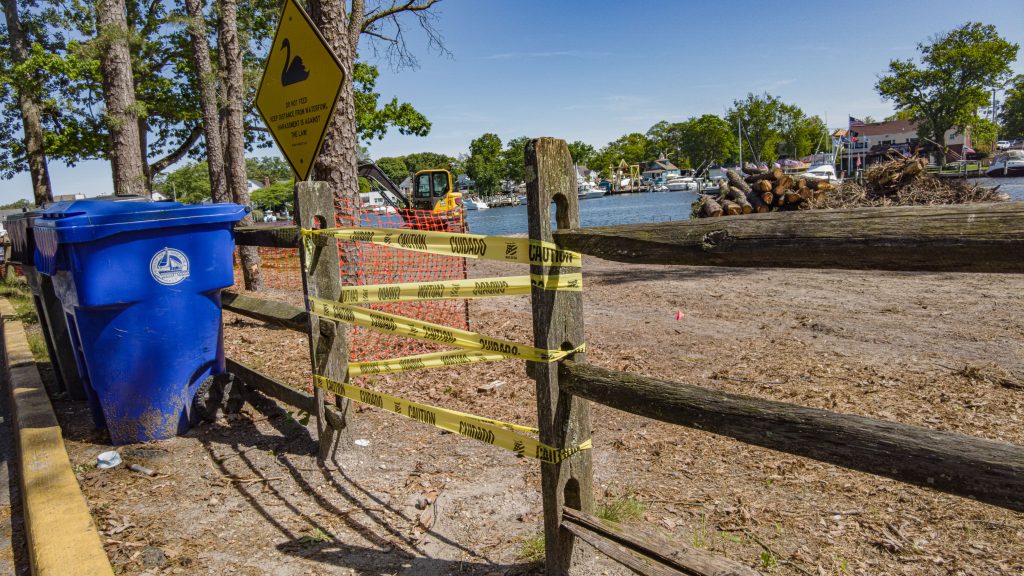 Ground is broken as construction begins at Cedar Bridge Manor Park, Brick, N.J., May 25, 2023. (Photo: Shorebeat)