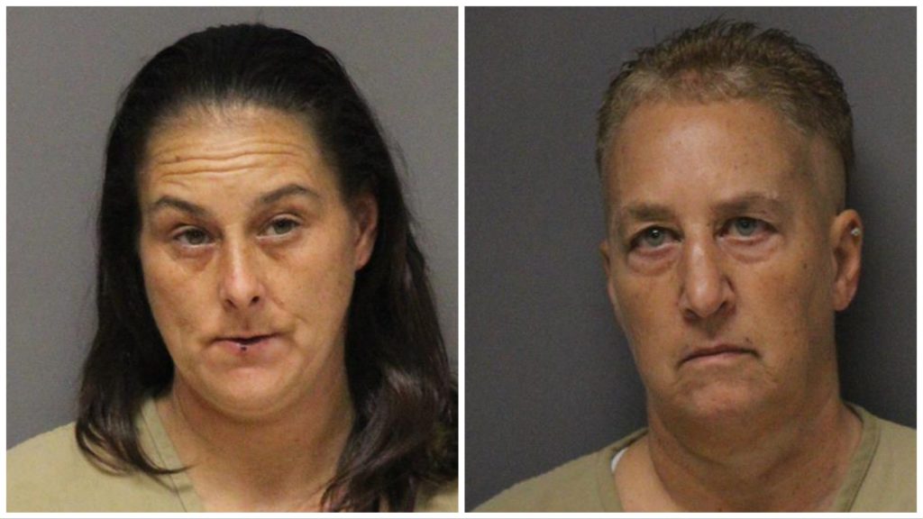 Helecia Morris, 41, of Brick Township, and Donna Jung, 57, of Lehigh Acres, Fla. (Photo: Ocean County Jail)
