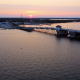 Sunset on Barnegat Bay near the Mantoloking Bridge, June 2023. (Photo: Shorebeat)