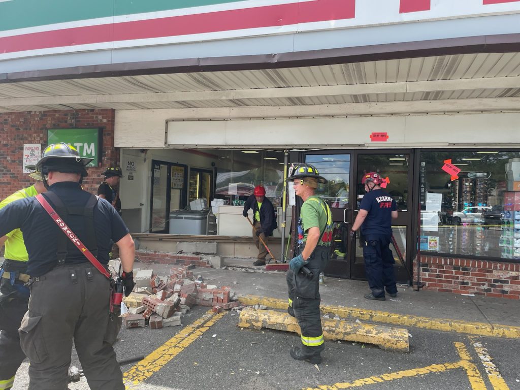 The 7-Eleven store on Burnt Tavern Road, Brick, following an accident July 10, 2023. (Photo: Brick Twp. Police)