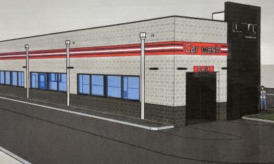 A rendering of the proposed 'express' car wash at 1905 Route 88, Brick Township. (Planning Documents/Shorebeat)
