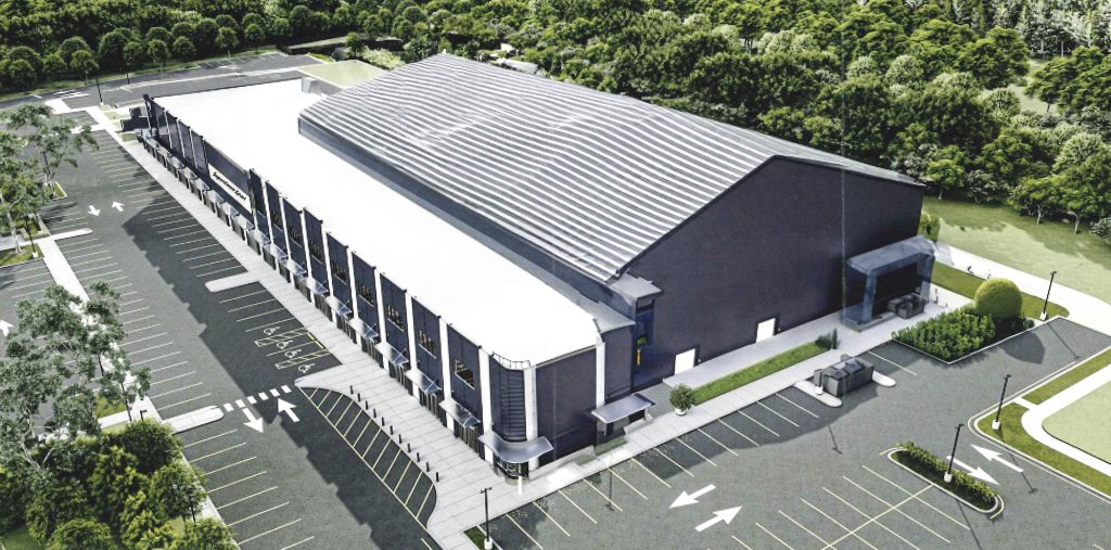 A rendering of the updated appearance of the sports complex proposed for the former Foodtown parcel, Brick, N.J., Aug. 2023. (Credit: Planning Document)