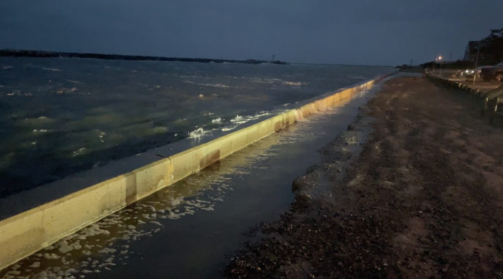 Rough currents at Manasquan Inlet, N.J., Sept. 28, 2023. (Photo: Shorebeat)