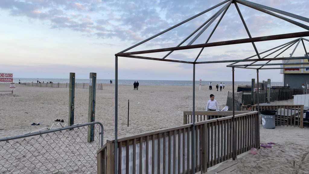 Beach access points reopened along Jenkinson's Boardwalk in Point Pleasant Beach, Oct. 2, 2023. (Photo: Shorebeat)