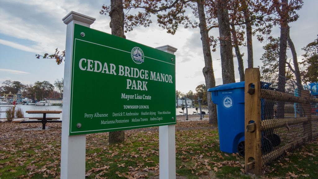 Cedar Bridge Manor Park, Oct. 2023. (Photo: Shorebeat)