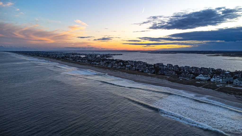 Sunset at the Jersey Shore, Columbus Day Weekend 2023, Oct. 8. (Photo: Shorebeat)