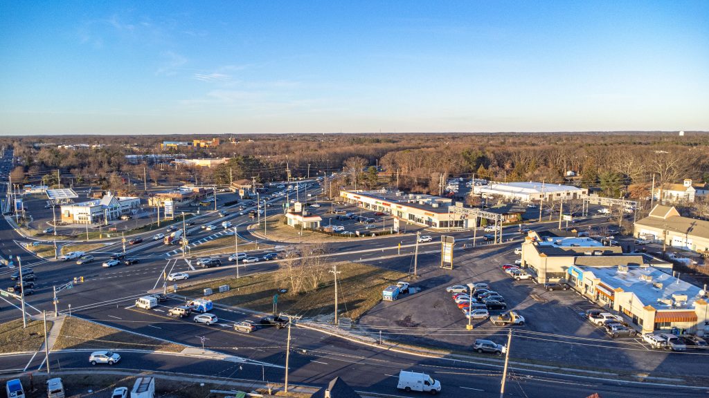 The intersection of Route 88, Route 70 and Princeton Avenue in Brick, N.J., Dec. 2023. (Photo: Shorebeat)