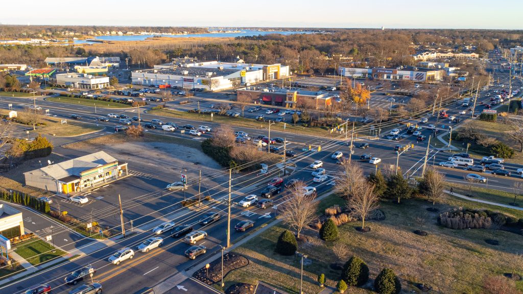 The intersection of Route 70 and Chambers Bridge Road in Brick, N.J., Dec. 2023. (Photo: Shorebeat)