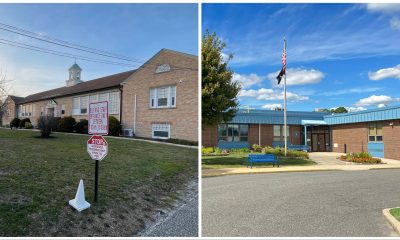 Plans are underway for improvements to Osbornville Elementary School and the OCVTS school in Brick. (Photos: Shorebeat)