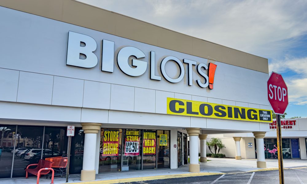 A Big Lots store poised to close under a bankruptcy restructuring, Sept. 2024. (Photo: Shorebeat)