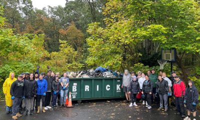 The "Pick Up Brick" event in Breton Woods, Sept. 28, 2024. (Photo: Brick Township)