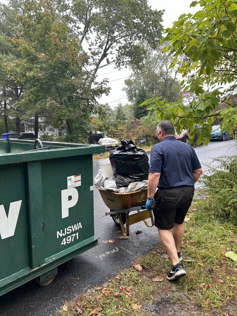 The "Pick Up Brick" event in Breton Woods, Sept. 28, 2024. (Photo: Brick Township)