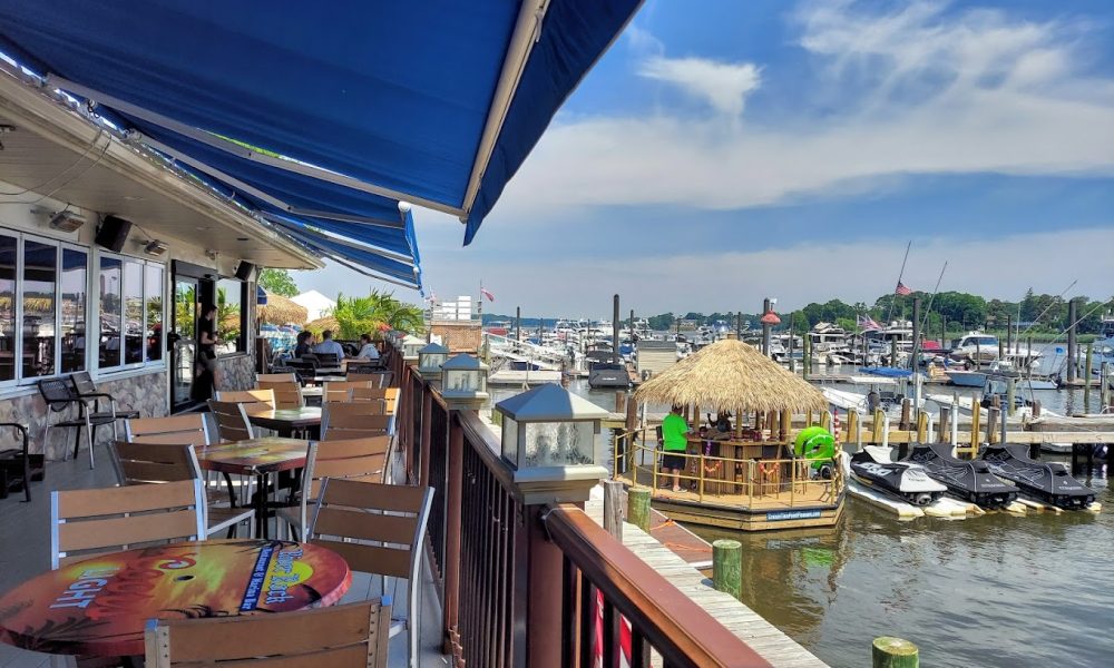 The exterior deck of the River Rock Marina Bar & Grill, Brick, N.J. (Credit: River Rock/ Facebook)