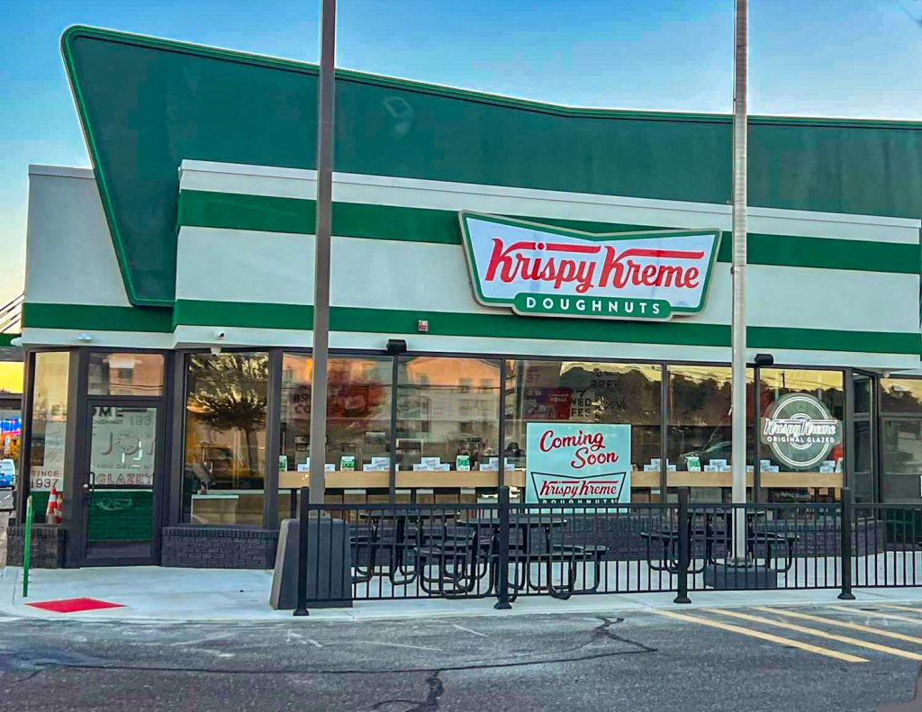 The forthcoming Krispy Kreme store in Lakewood, N.J., Route 70, Nov. 2024. (Supplied Photo)