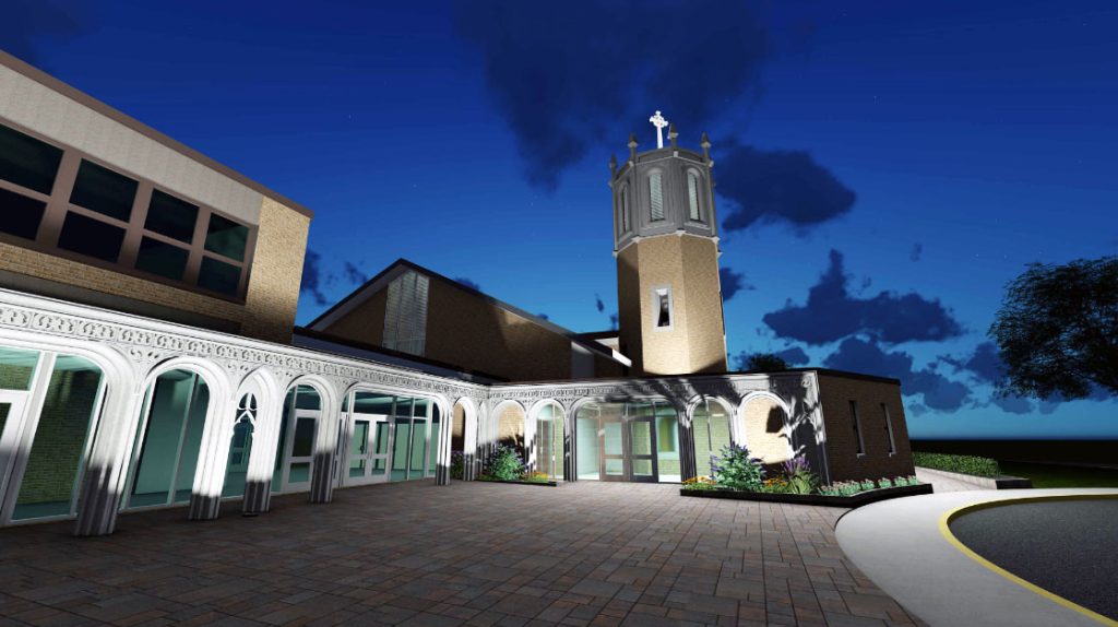 A new bell tower at St. Dominic Roman Catholic Church, Brick, N.J. (Planning Document)