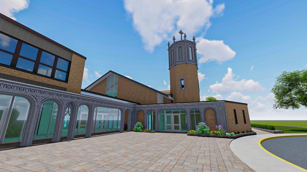 A new bell tower at St. Dominic Roman Catholic Church, Brick, N.J. (Planning Document)