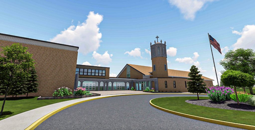 A new bell tower at St. Dominic Roman Catholic Church, Brick, N.J. (Planning Document)